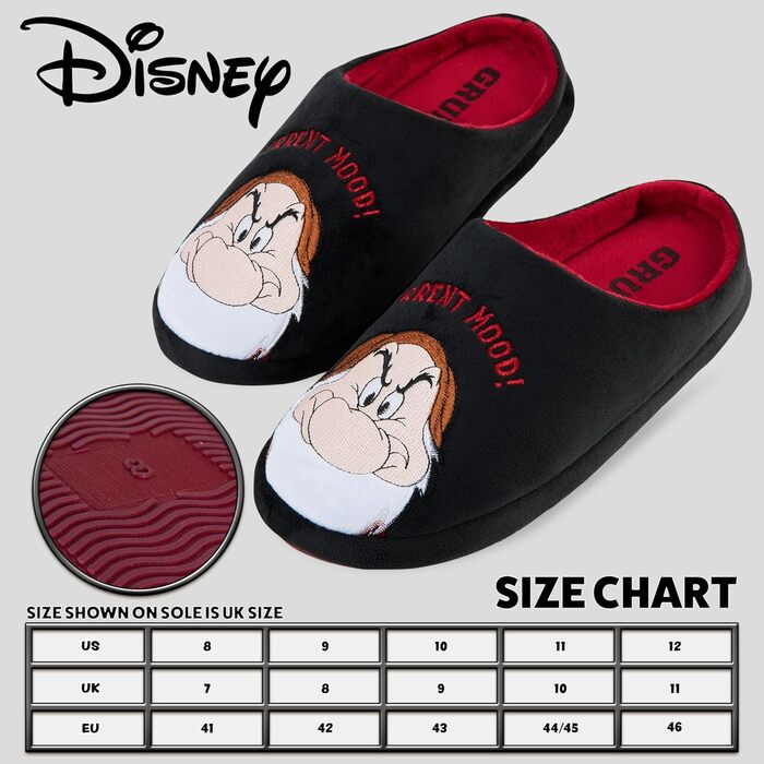 Тапочки Star Wars для чоловіків, хлопчиків та підлітків: Злий Йода та Малюк Йода - подарунок для фанатів Star Wars, чорний, 41 EU