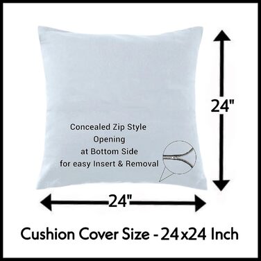 Set of 5 pillow covers made of high-quality cotton, 61 x 61 cm, for throw pillows/small pillow covers only, 60 x 60 cm, Dori and Damask, Mustard Yellow, 5 pieces