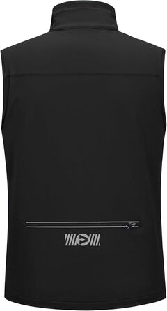 Чоловіча софтшеллова жилетка Outdoor Ventures для активного відпочинку: велосипедна, водонепроникна, вітронепроникна, чорна