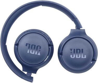 Навушники JBL Tune 510 BT Bluetooth – бездротові, складні, з функцією гучного зв'язку, сумісні зі голосовими асистентами, до 40 годин роботи (блакитні)