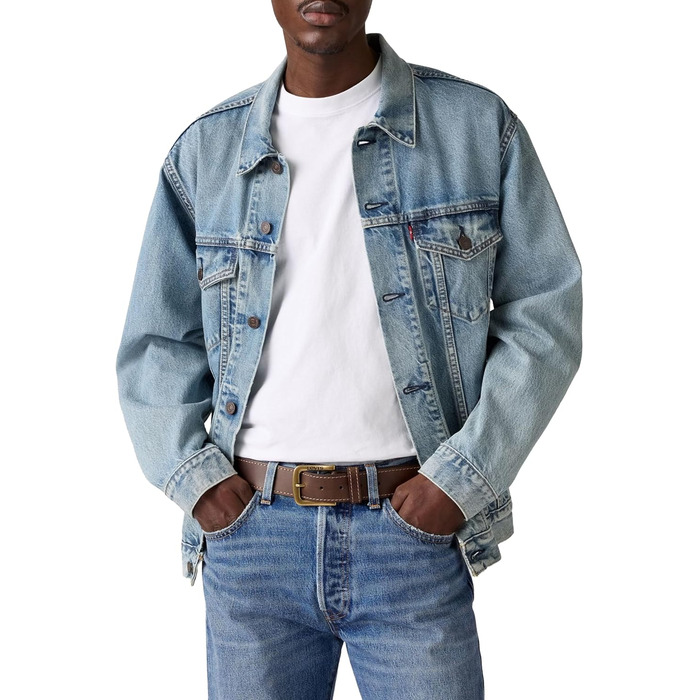 Чоловічий шкіряний ремінь Levi's Loire Brown