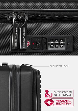 Чохол для багажу Hauptstadtkoffer Mitte - великий, жорсткий, з TSA, 4 колеса, 77 см, 130 літрів (Чорний)