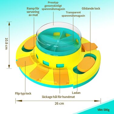Іграшка для собак, інтерактивна, для тренування та розваг, розвиває інтелект