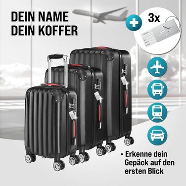 Набір валіз Monzana® 3шт (M-L-XL), зелений - з замком, органайзером та вагами. Hartschalenkoffer, Trolley Set