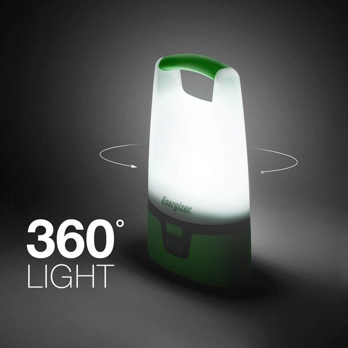 Energizer LED Camping Lantern, Vision Recharge Lantern for Camping, Hiking, Emergency, Green