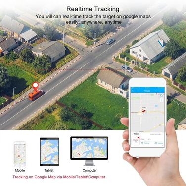 GPS трекер для авто TKMARS 4G, акумулятор 20000mAh, магнітний, водонепроникний IP67, тривала автономна робота, велика дальність, кілька режимів сигналізації, без абонплати, безкоштовний додаток TK918