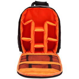 Багатофункціональна водонепроникна фотосумка для цифрових та DSLR камер (Оранжева)