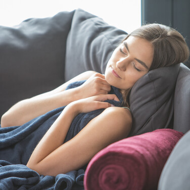 Relaxdays Fleece Throw Blanket, Extra Large