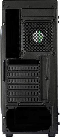 Корпус для ПК AeroCool SHARD, ATX, з акриловим склом, RGB, 13 режимів, вентилятор 12 см, чорний