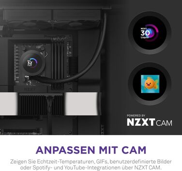 NZXT Kraken Z240 - Рідинна система охолодження CPU з LCD-дисплеєм, чорний