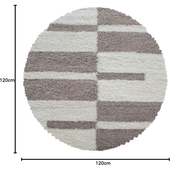 Шкіряний килим HomebyHome для вітальні 140 x 200 см - пухнастий килим з високим ворсом, колір антрацит, м'який та пухнастий. Підходить для спальні, кухні, передпокою.