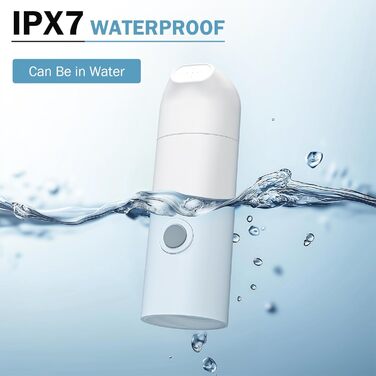 BIGCOW Portable Bidet with 3 Spray Modes | Electric Bidet Toilet Sprayer | IPX7 Waterproof & Pressure Regulation | for Gentle Personal Hygiene, Postpartum Recovery, and Sensitive Skin Areas (ES002, White)