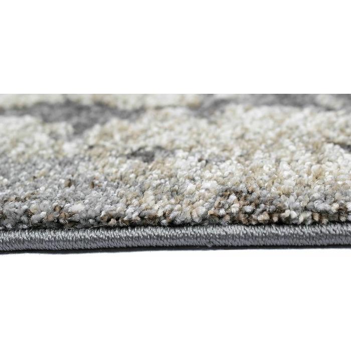 Carpet Dream DESIGNER CARPET Living Room Abstract Natural Tones Anthracite Gray Cream Beige Size 120x170 cm
