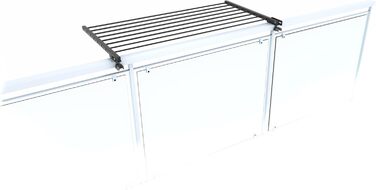 Сушарка для білизни Foxydry Duo для балкона та тераси, нержавіюча сталь/алюміній, антрацит, 102 см