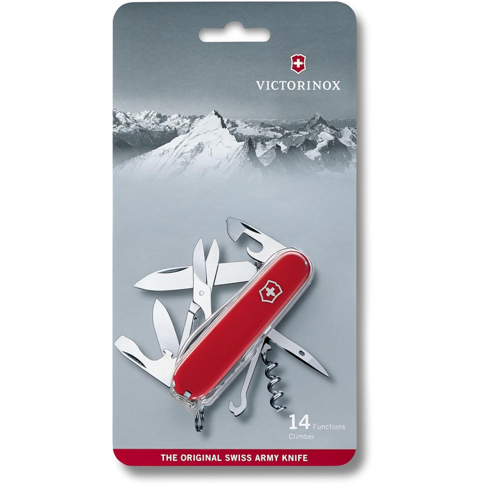 Мультитул Victorinox Climber - Швейцарський ніж з 14 функціями, оригінальний Victorinox