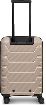 Чемодан SMARTBOX Hartschalen Check-in з жорстким корпусом | Великий XL Trolley 52 x 33 x 76 см, розширюється до 111-120 літрів | з високоякісного поліпропілену | 4 подвійні колеса & TSA-замок | легкий 4,2 кг (Edition 01) (Бежевий)