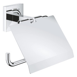 Тримач для туалетного паперу GROHE Start Cube, квадратний, хром, можливість монтажу без свердління, арт. 41102000
