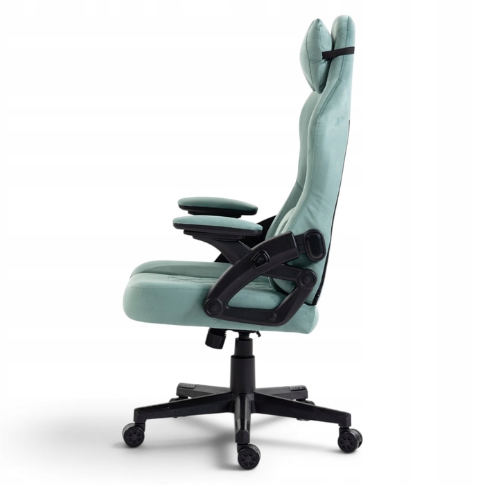 Ігрове крісло Delagear G 404, зелений вельвет, тканинне