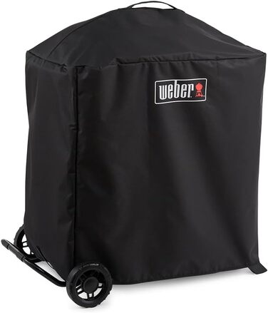 Преміум чохол Weber для гриля Traveler Compact, дихаючий, водо- та UV-стійкий, захист від вітру і опадів, чорний