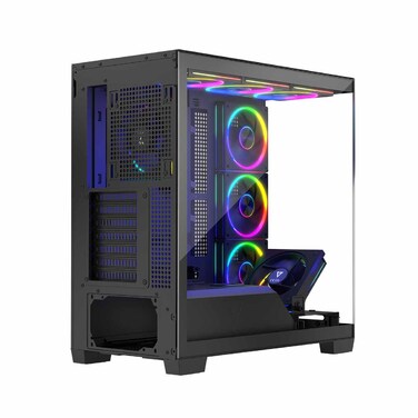Корпус для комп'ютера Modecom Volcano Stellar ARGB Midi 8F Black