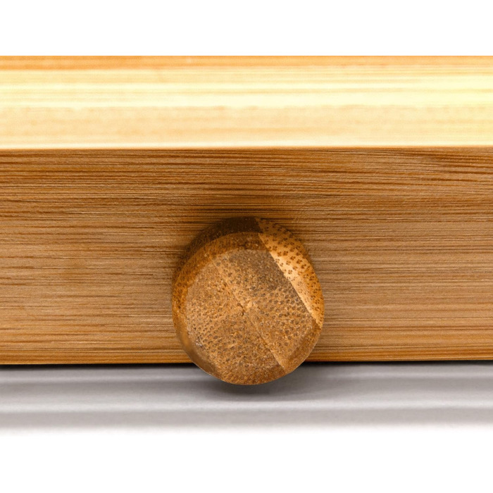 Relaxdays Shower Shelf made of Bamboo HxBxT: approx. 53 x 38 x 15.5 cm Shower shelf with 2 shelves made of moisture-resistant wood Hanging shelf for the bathroom as a practical hanging shelf with 4 towel hooks, natural