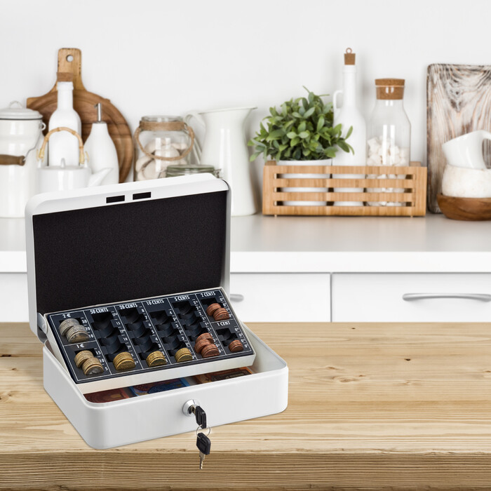 Cash Box з дошкою для підрахунку євромонет