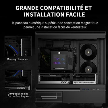 TR Phantom Spirit 120 EVO: цифровий кулер для CPU з дисплеєм, 7 теплових трубок, підтримка AM4/AM5/Intel lga1851/1700/1150/1151/1200/2011