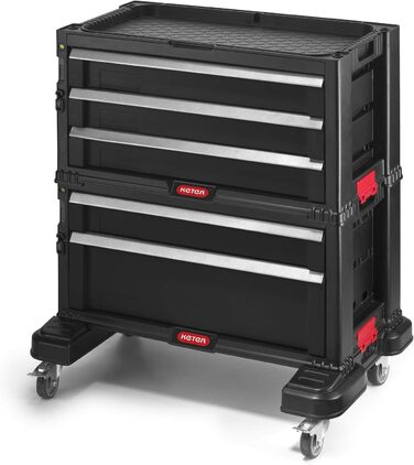 Keter 5-Drawer Tool Wagon with Wheels
