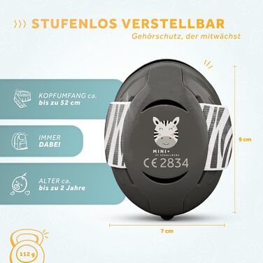 Schallwerk Mini+ (Dusty) - Шумоізоляційні навушники для дітей: захист вух, комфорт, преміум-якість