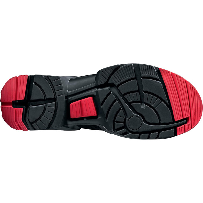 Черевики захисні Uvex 1 x-tended Support, S1 P SRC, для жінок та чоловіків, чорно-лімоний, 44 EU