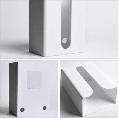 Tissue Box Cosmetic Bags Storage Box for Tissues Tissue Box Holder Wall-Mounted Tissue Box Suitable for Office, Bedroom, Bathroom, Toilet, Kitchen (3pc)