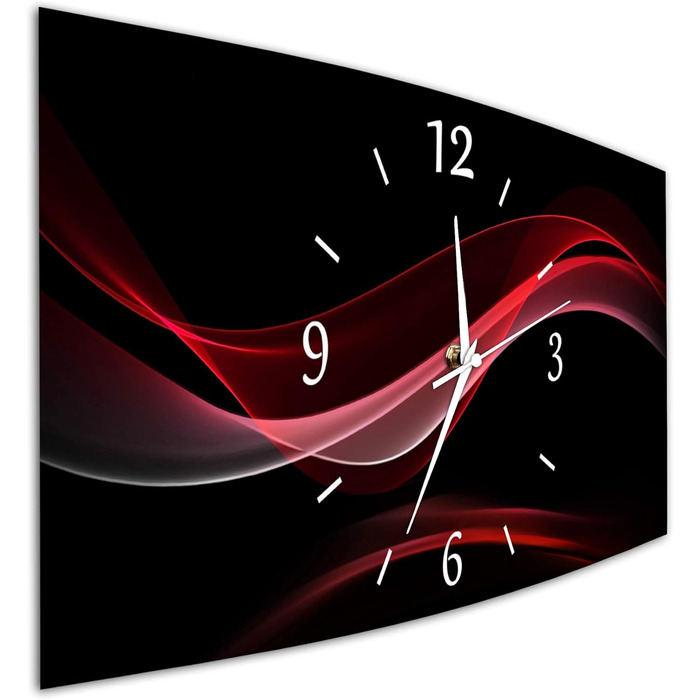 Image Manufacturing Wall Clock Wall Clocks Analog Radio-controlled Wall Clock or Quartz Wall Clock Quiet Movement No Ticking Silent 9597-1a Living Room