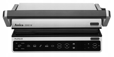 Електричний контактний гриль Amica GK 5011 ProfiGrill 2000 Вт, складаний
