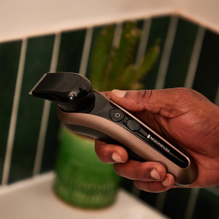Електричний голчастий верстат Remington X5 (XR1755) з гібридною системою SynX: для чоловіків, гоління мокрою та сухою, з тримером, бронзовий