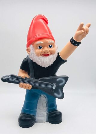 Cheerful Garden Gnome Rocker