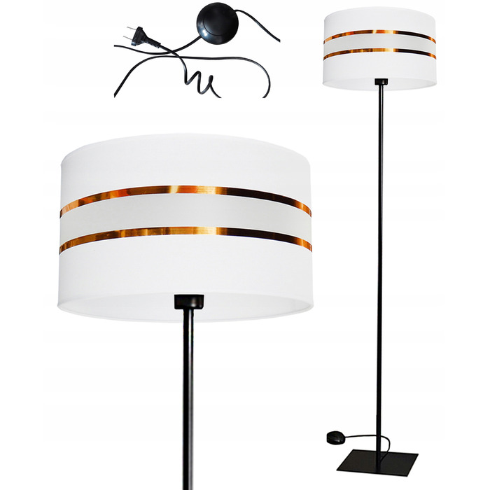 Підлогова лампа Adex E27 60 Вт (білий, чорний, сірий, жовтий)