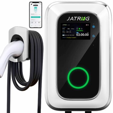 Зарядна станція для електромобіля 7kW 32A Type 2 WiFi-APP однофазна 230V (6м) - Швидка зарядка EV Wallbox IEC 62196-2
