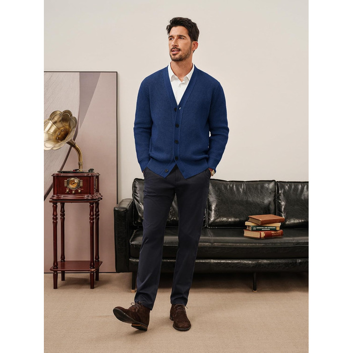 Чоловічий кардиган PJ PAUL JONES з в'язаним візерунком 