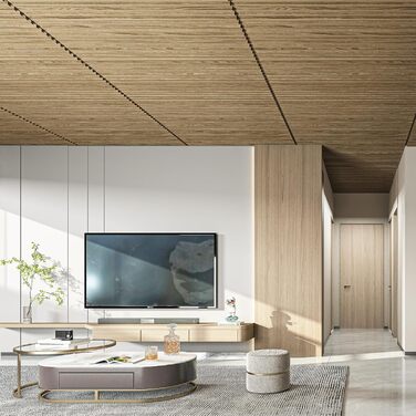 3D панелі для стін Art3d: ріфлені панелі з ПВХ, 12 шт, 50x50 см, 3 м² (120x60 см, горіх)