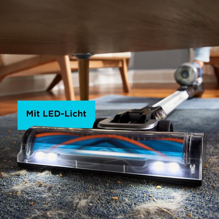 Бездротовий акумуляторний пилосос BLACK+DECKER POWERSERIES Extreme MAX BHFEB520D1 (18V, 2.0Ah, 4-в-1, без мішка, з електрощіткою та LED-підсвічуванням)