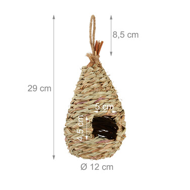 Relaxdays Hanging Bird Nest