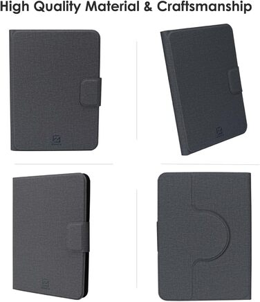 Чохол для Kindle 2024/2022, Kobo Nia/Clara 2E/Clara HD, сірий - ZhaoCo, регульовані кути