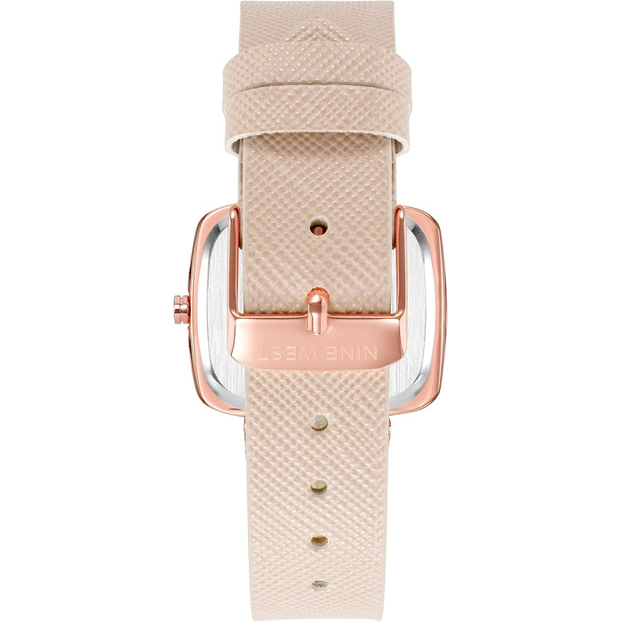 Жіночий наручний годинник Nine West з ремінцем (Blush Pink/Rose Gold)