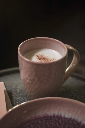 Керамічні чашки Leonardo Matera, 6 шт., сірі, 430 мл, придатні для миття в посудомийній машині та мікрохвильовій печі