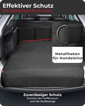 Захист для багажника автомобіля Achilles з боковинами та захистом краю, килимок у багажник, захист для собак, універсальний