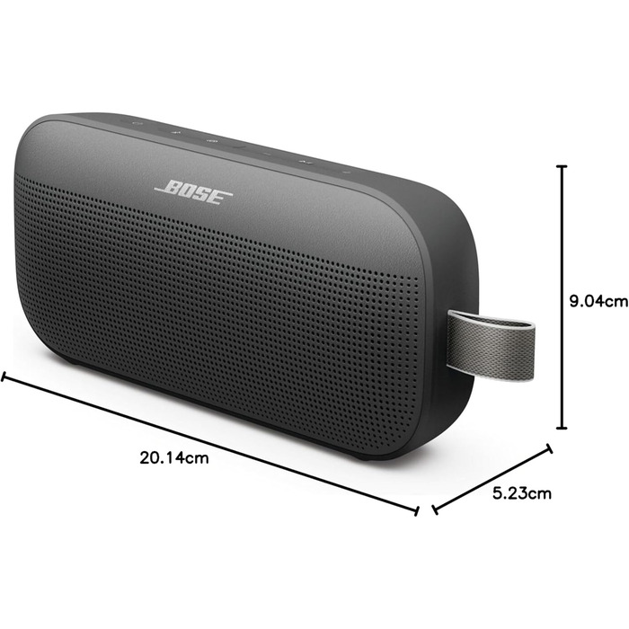 Bose SoundLink Flex 2 - Портативна Bluetooth колонка, водонепроникна, чорна