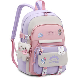 Дитячий рюкзак Tanou для дівчаток, 20 л, для школи, 3-7 клас, водонепроникний, блакитний