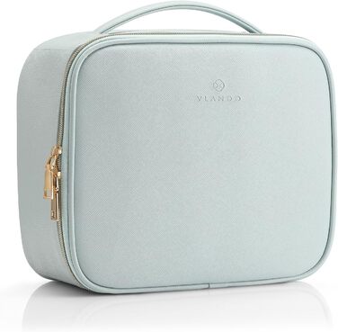 Чемоданчик для косметики Vlando, дорожній, великий, водонепроникний, для жінок, чоловіків, дівчаток, синій, з організатором
