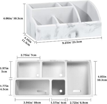Тримач для зубних щіток Luxspire з 5 відсіками: електричні щітки, стаканчики, органайзер, паста, бритви - для сім'ї, колір: пісок