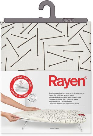 Гнучкий чохол для гладильної дошки Rayen Premium XXL, 150 x 55 см, 4 шари (піна, бавовна, титан)